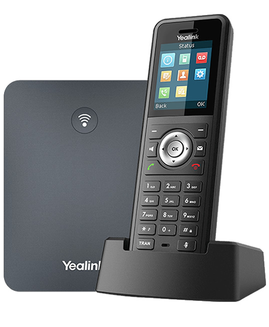 Yealink W79P man down bluetooth vibrazione Yealink W79P dect 10 derivati resistente con man down